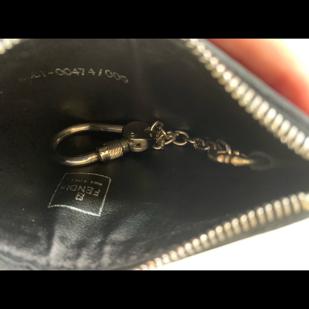 FENDI KEYCHAIN WITH CARD CASE.  VINTAGE FENDI - Picture 12 of 12